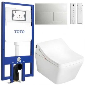 Bồn Cầu TOTO CW522EA TCF796CZ WH172AT MB171M#SS Nắp Điện Tử Treo Tường