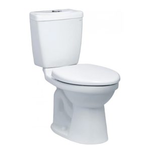 Bồn Cầu CAESAR CD1325 Thùng T1225 2 Nhấn Nắp Thường