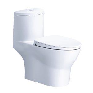 Bồn Cầu CAESAR CD1375 Một Khối Nắp Êm