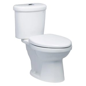 Bồn Cầu CAESAR CDS1338 Thùng T1238 2 Nhấn Nắp Êm