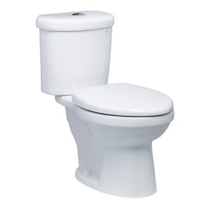 Bồn Cầu CAESAR CTS1338 Thùng T1138 1 Nhấn Nắp Êm