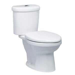 Bồn Cầu CAESAR CD1338 Thùng T1238 2 Nhấn Nắp Thường