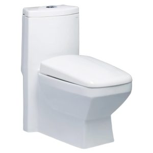 Bồn Cầu CAESAR CD1347 1 Khối Nắp Êm