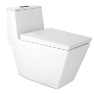 Bồn Cầu COTTO C102807 1 Khối SKIVE Xả Nhấn