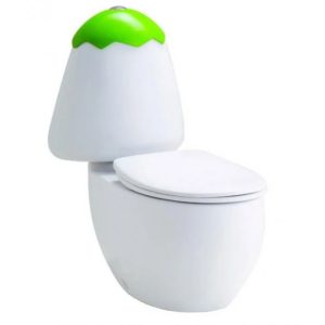 Bồn Cầu COTTO C15037 KW 2 Khối Googai Trẻ Em Nắp Thường