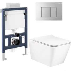 Bồn Cầu COTTO SC197627(T) Treo Tường Simply Modish Nắp Êm