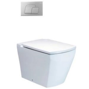 Bồn Cầu COTTO SC19847(F) Đặt Sàn TETRAGON 190mm