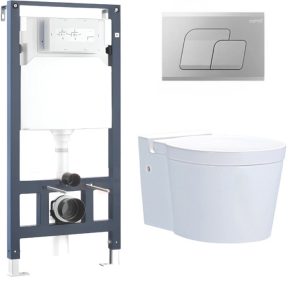 Bồn Cầu COTTO SC198817(F) Treo Tường Thoát Ngang