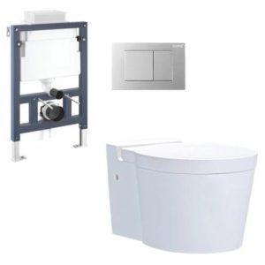 Bồn Cầu COTTO SC198817(T) Treo Tường Thoát Ngang