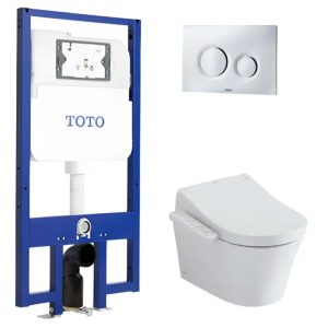 Bồn Cầu TOTO CW553C TCF33370GAA WH172AT MB174P#SS Nắp Điện Tử Treo Tường