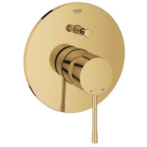 Mặt Bộ Trộn GROHE 19285GL1 Essence New Gắn Tường Nóng Lạnh Màu Vàng