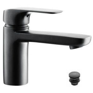Vòi Lavabo COTTO CT1142A#BL Scirocco Nước Lạnh Màu Đen
