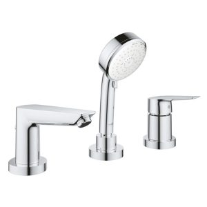 Bộ vòi xả GROHE 2511710A BauEdge OHM 3 lỗ gắn thành bồn tắm